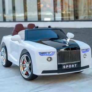 Ô Tô Điện RollRoyce AT1618 2 Động Cơ, Ắc Qui 12V, 2 Chỗ, Cho Bé 1-6 Tuổi,Tải Trọng 40KG,Bluetooth