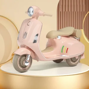 Xe Máy Điện Trẻ Em Vespa XW02 Sử Dụng Chân Ga Cho Bé Từ 1-4 Tuổi