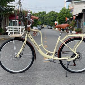 Xe Đạp Mini Coolki 7 Tốc Độ, Bộ đề SHIMANO Tourey TZ Bánh 26 Inch