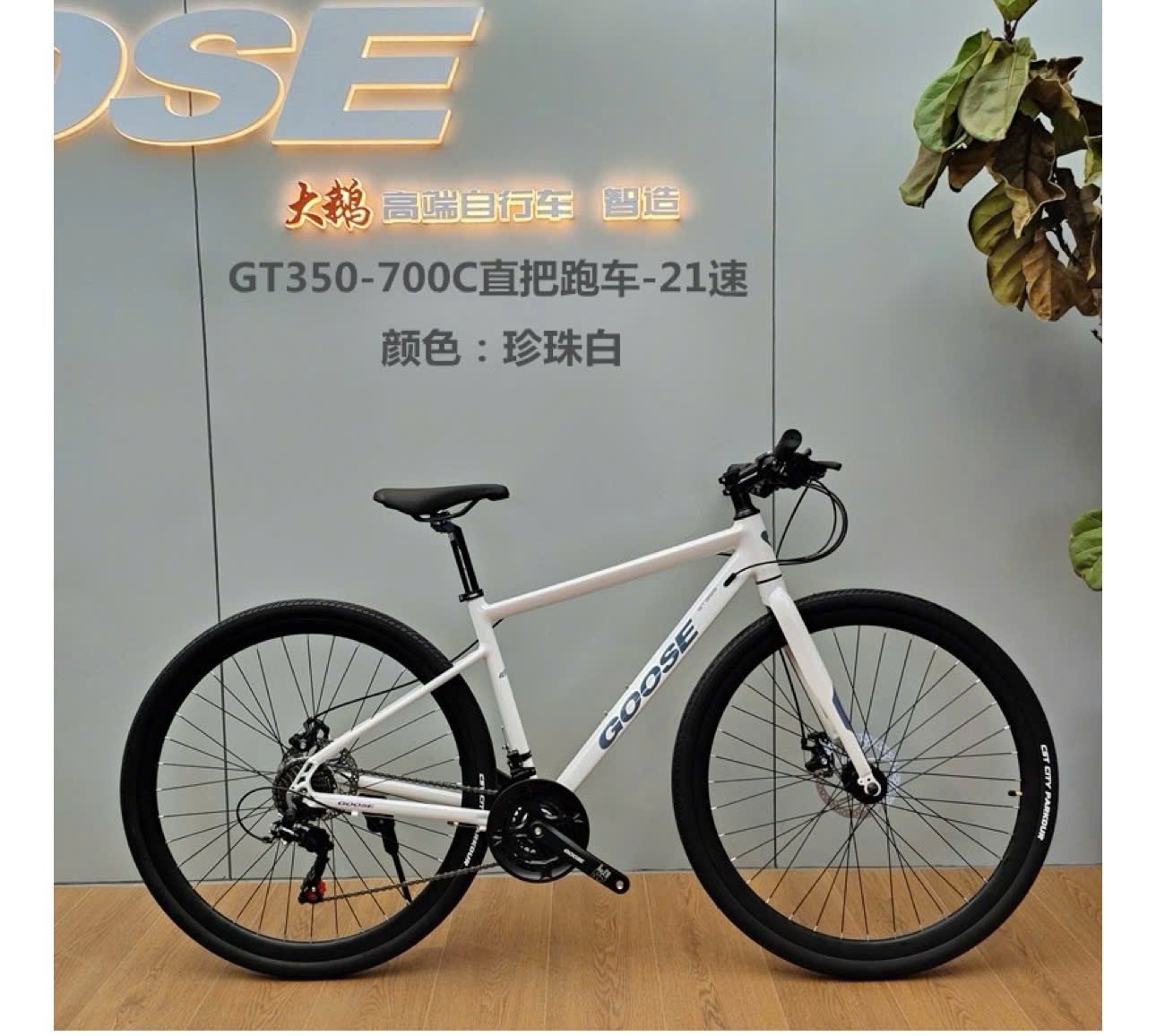 Xe Đạp Thể Thao GOOSE 700c Khung Nhôm Không Mối Hàn, Đùi Đĩa Nhôm