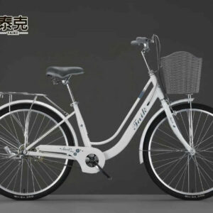 Xe Đạp Mini TAIK Giỏ Đan Khung Cong Size 26 Inch