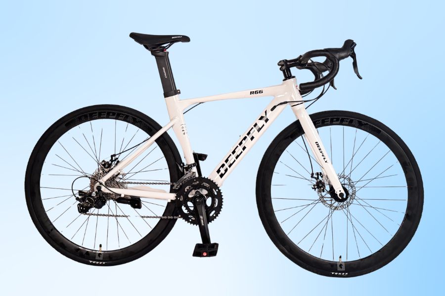 Xe đạp đua Deepfly R66 Màu Trắng