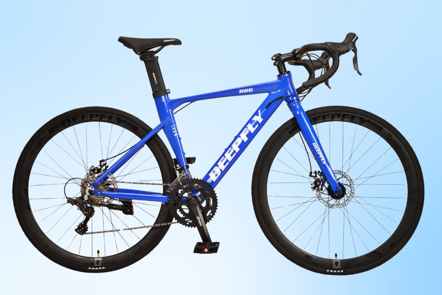 Xe đạp đua Deepfly R66 Màu Xanh