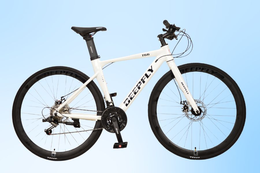 Xe đạp touring DeepFly T66 16 Xe đạp Touring Deepfly T66 Màu Trắng