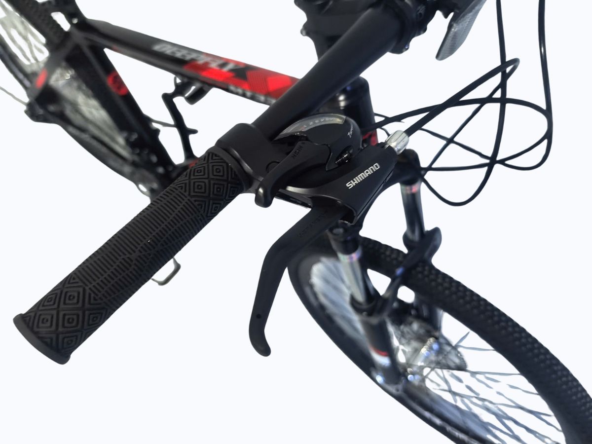 Xe đạp địa hình Deepfly MT33 khung nhôm Shimano 42 Tay Nắm Cao Su Mềm